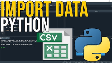Importer des données CSV sur Python avec Pandas + Importer des données depuis un site web