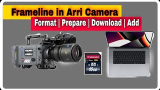Arri Alexa SXT | Create Frame Line By Laptop | prepare SD card by camera | Camera Hub | Arri Camera