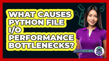 What Causes Python File I/O Performance Bottlenecks? - Next LVL Programming