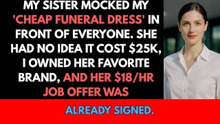 At Mom's Funeral, My Sister Mocked My Clothes—She Had No Idea I Built a $2.4B Fashion Empire