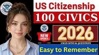 2026, RANDOM 100 civics questions and answers - U.S. citizenship interview I N400 Interview #n400