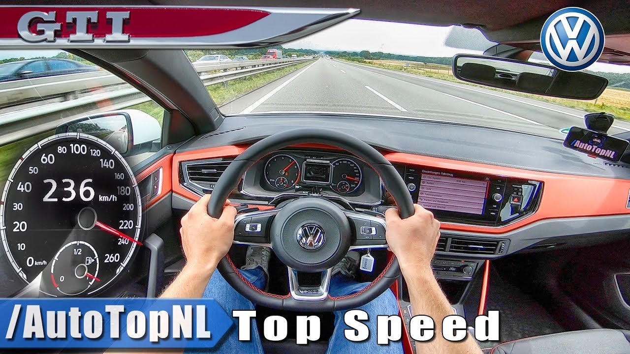 VW Polo 2.0 TSI 200HP | AUTOBAHN POV TOP SPEED by AutoTopNL - YouTube