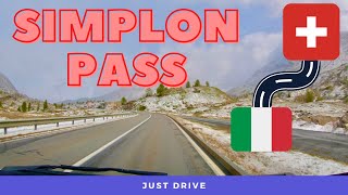 Simplon Legendary Mountain Pass 4K Italy ➡ Switzerland