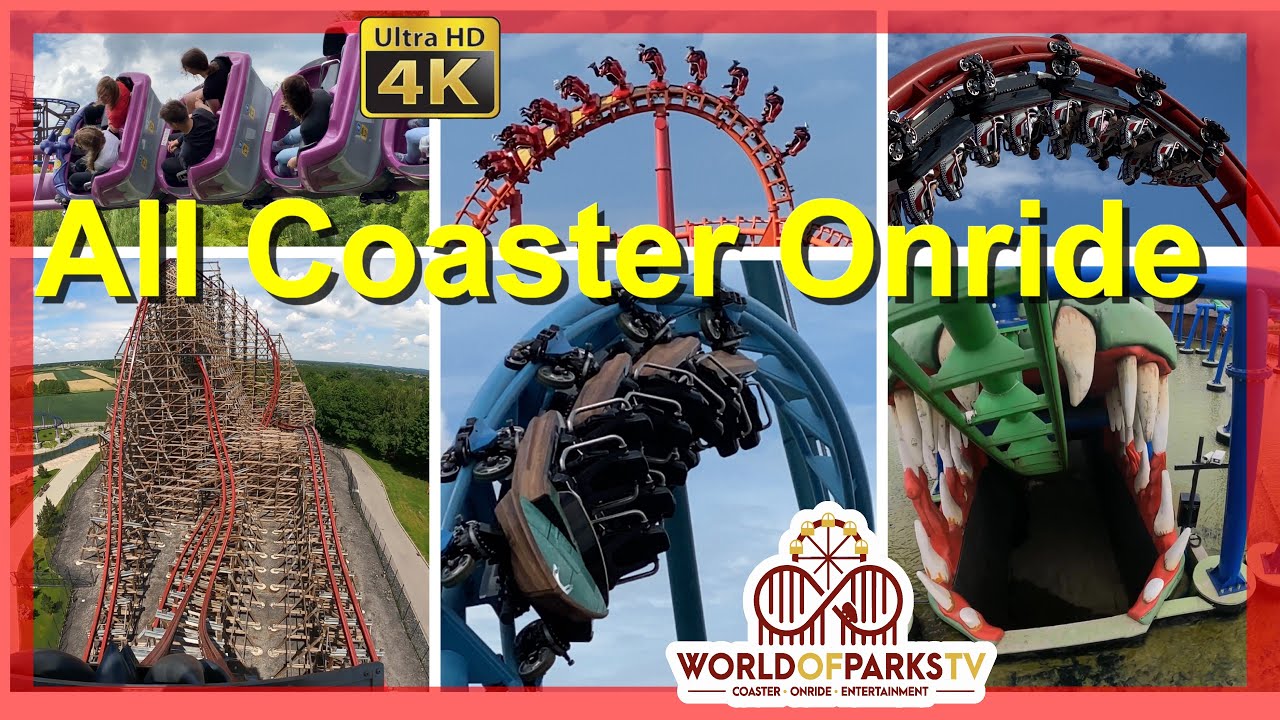 Energylandia all roller coasters onride (2022) Energylandia alle Achterbahnen onride - Zadra Abyssus