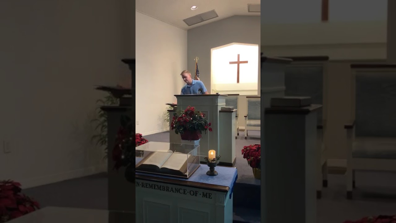 Candlelight Service- “The Angel’s Announcement of Christ’s Birth” - Luke 