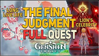Long Live, Lion’s Celerity &amp; The Final Judgment - Full Quest Guide | Genshin Impact
