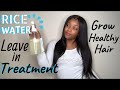 RICE WATER LEAVE IN TREATMENT | FAST HAIR GROWTH ♡