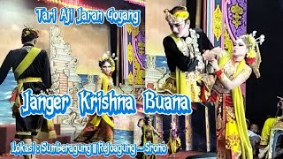TARI AJI JARAN GOYANG‼️Janger Krishna Buana Di Sumberagung