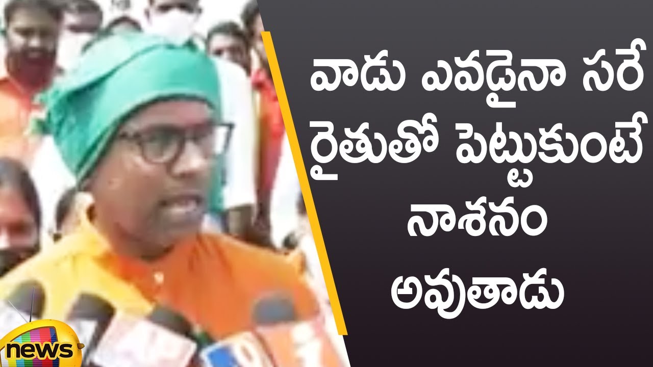 BJP MP Dharmapuri Arvind Visits Flood Affected & Crop Damaged Areas | Telangana News | Mango News