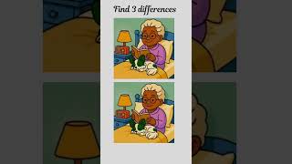 Find the 3 Differences - Challenge!#ytshorts screenshot 1