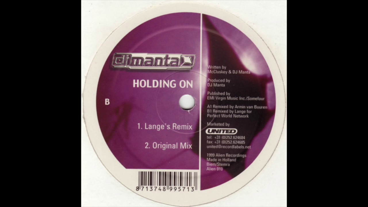 Download DJ Manta - Holding On (Lange Remix)(1999) MP3