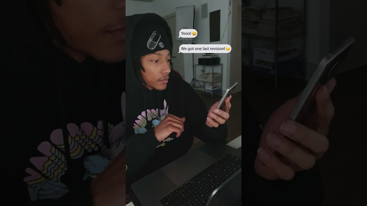 When your Graphic Design client runs out of revisions.