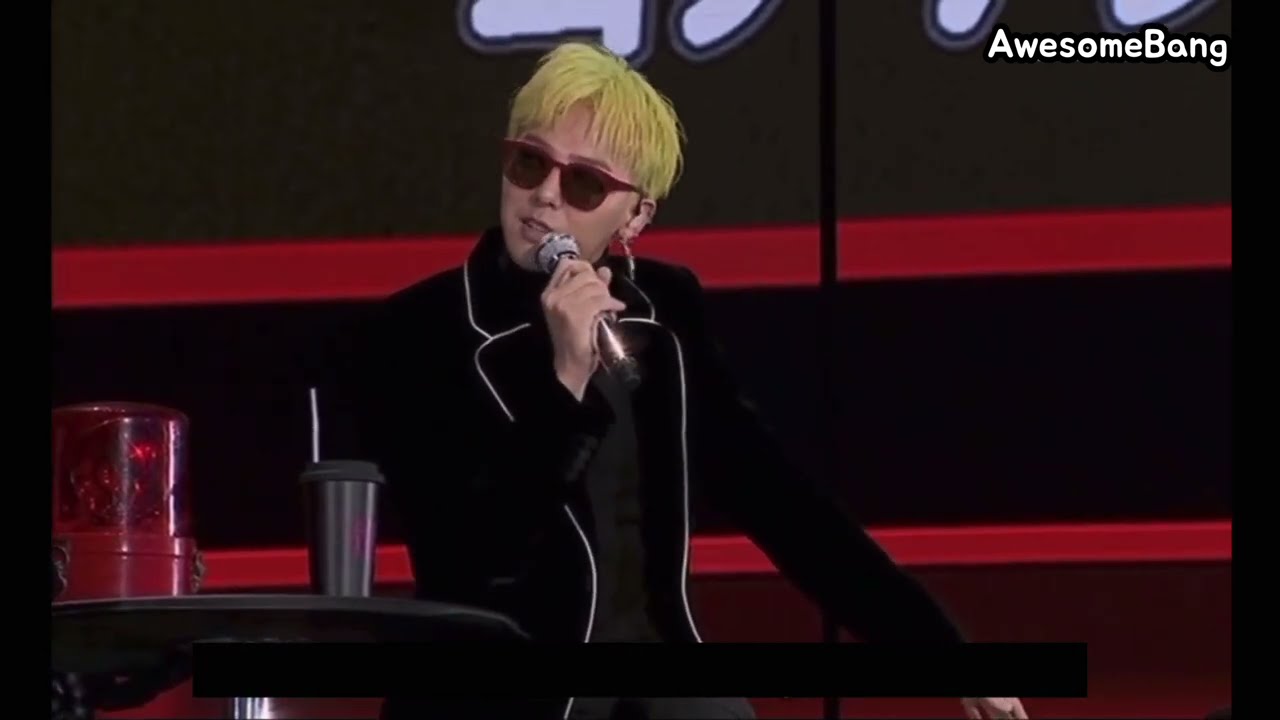 [빅뱅팬미팅] 설명하다가 웃음 터진 지디