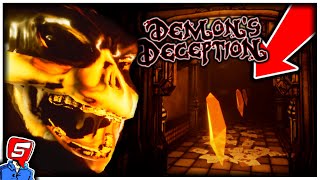 Dark Deception X Bendy \& Dark Revival - DD \& Bendy Crossover FanGame (Demon Deception Gameplay Demo)