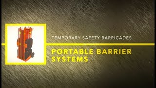 Ideal Warehouse Innovations Temporary Safety Barricades Portable Barrier Systems