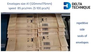 BEM-400 bubble envelope making machine - FINAL CUTTING