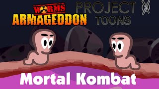 Worms Armageddon: Project X Toons #1 - Mortal Kombat screenshot 2