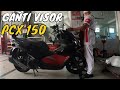 HONDA PCX 150 ganti VISOR BENING