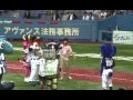 交流戦 Bs vs CD 始球式まえだまえだとドアラとバファローブルとか