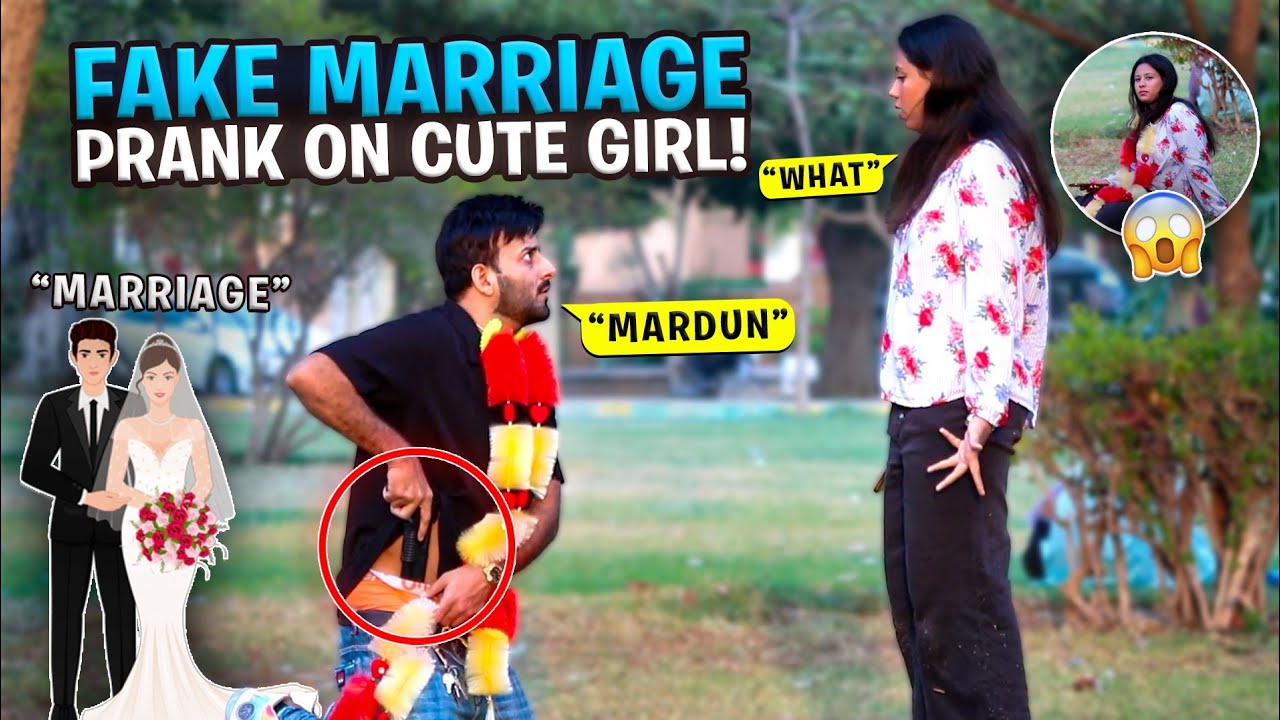 Fake Marriage Prank On Cute Girl | Pranks In Pakistan | Humanitarians Nano 