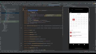 Event Calendar View for Android (Using Java, No XML) With Full Source Code