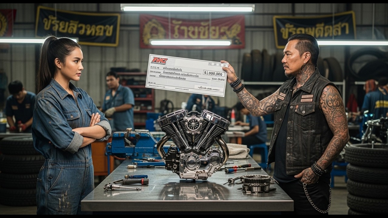 มีเงินเดิมพัน 1 ล้านดอลลาร์ว่าเธอซ่อมไม่ได้ — งานซ่อมเครื่องยนต์ของเธอทำให้ทุกคนตะลึง!