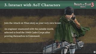 Attack on Titan 3 - NEW Details
