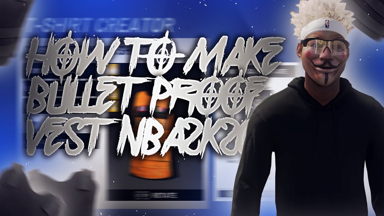 *BEST* BULLET PROOF VEST ON NBA 2K20! HOW TO MAKE BULLET PROOF VEST ON