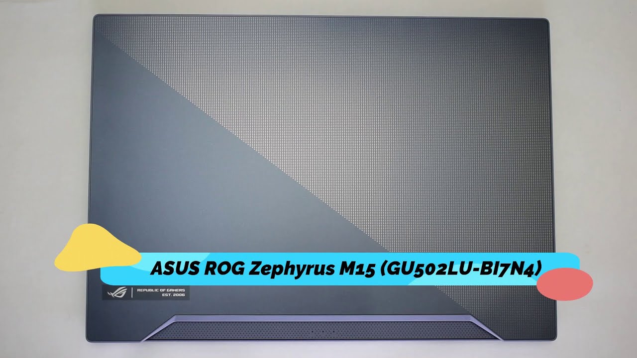 ‎🛠️ ASUS ROG Zephyrus M15 Gaming Laptop Disassembly & Upgrade Options