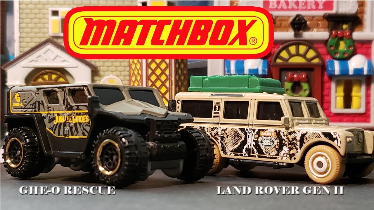 MATCHBOX 65 LAND ROVER GEN II SAFARI GHE-O RESCUE GARY'S DIECAST COLLECTION
