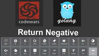 Celebrity Codewars: Return Negative in Go (Golang) Net Worth