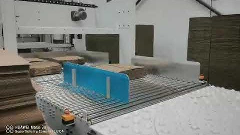 Corrugated carton box load former bundle stacker machine