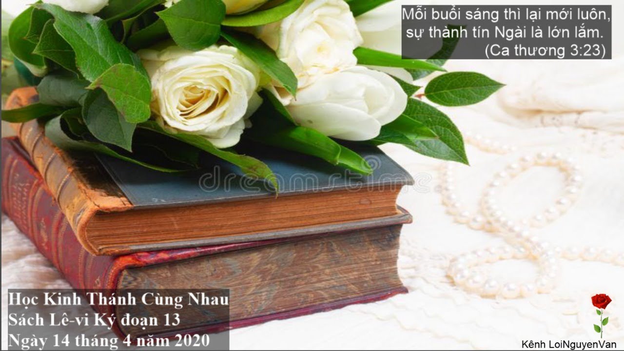 ️🌹Lê-vi ký đoạn 13. Học Kinh Thánh Hàng Ngày - 14 tháng 4 năm 2020. ️�…