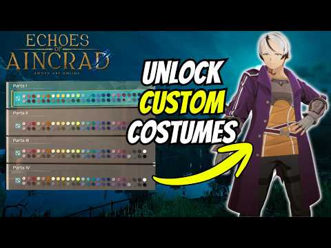How To Unlock Custom Costumes In Echoes Of Aincrad!