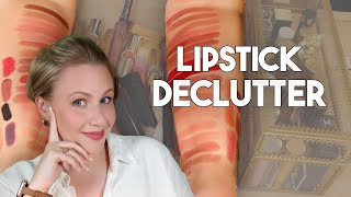 Makeup Maximalist Lipstick Declutter (aka The Purge).