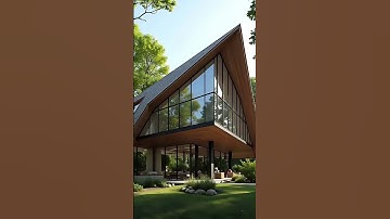 A Frame House in Forest An Ideal Living Space #dreamhouse #relax #home