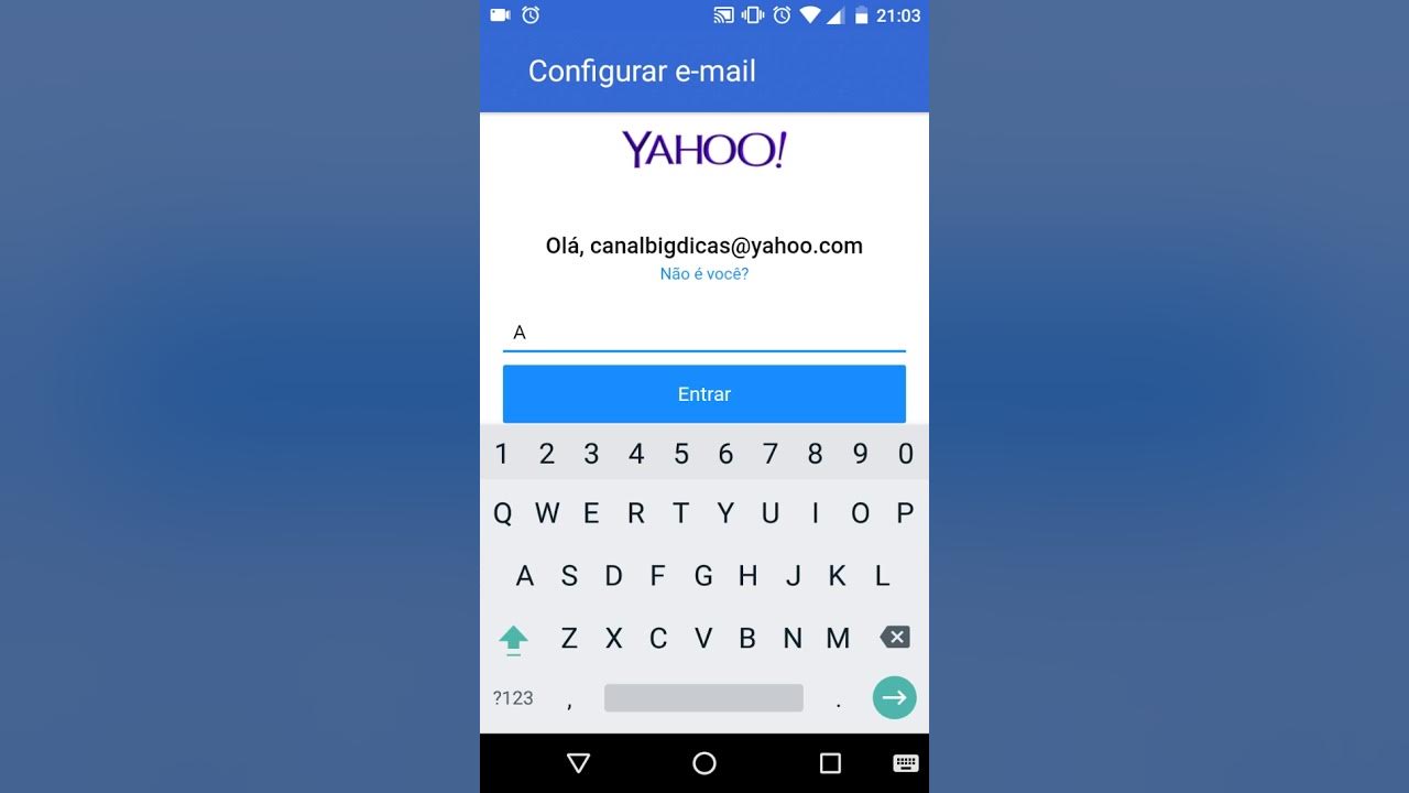 Email - Yahoo - Como configurar seu celular para receber e enviar e-mails 