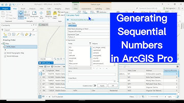 ArcGIS Pro: Generating Sequential Numbers | Organizing data efficiently