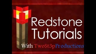 Redstone Tutorials - Compact 2-Wide Instant Piston Door Version 2