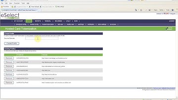 Video 3) Moneris eSELECTplus, Hosted Tokenization: How to create a Hosted Tokenization Profile