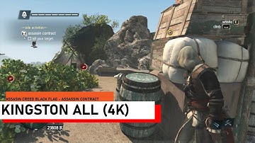 AC IV Black Flag Walkthrough - Assassin Contract - Kingston All - 4K - 50 FPS - Gameplay