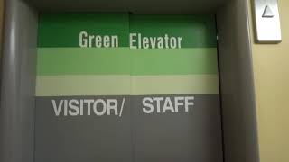 Riding the modernized Haughton "green" elevators @ Rochester General Hospital w/ HiFiAndElevators22