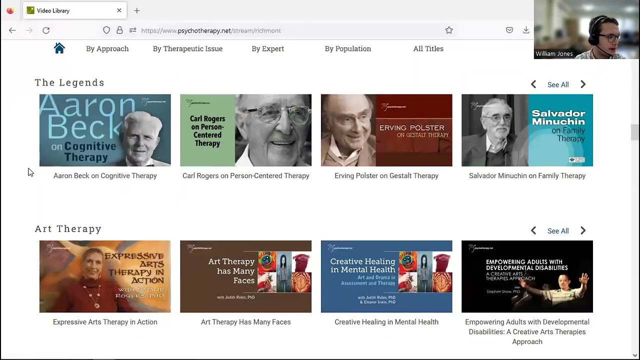 How to access and use Psychotherapy.net for Richmont Professors