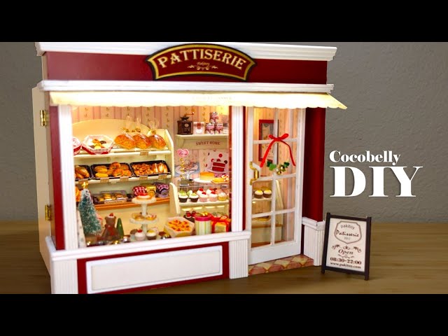 Bake Shop DIY Miniature Dollhouse Kit
