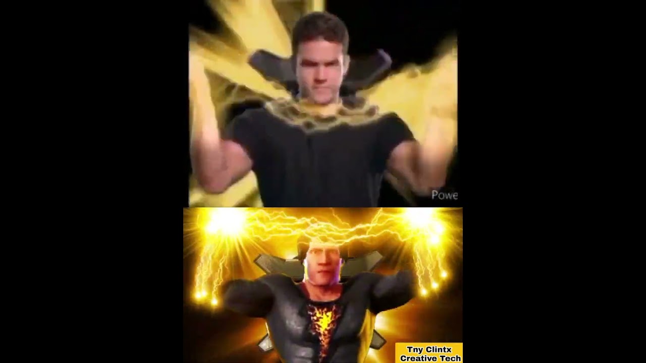 Comparison - Jason vs Black Adam (Teth-Adam) morphs into Gold Zeo Ranger