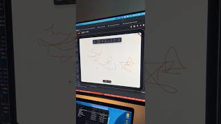 Lagi seru ngulik aplikasi kaya Figma, di sini gw coba tambahin pen tool 🙌 #coding #flutter #figma