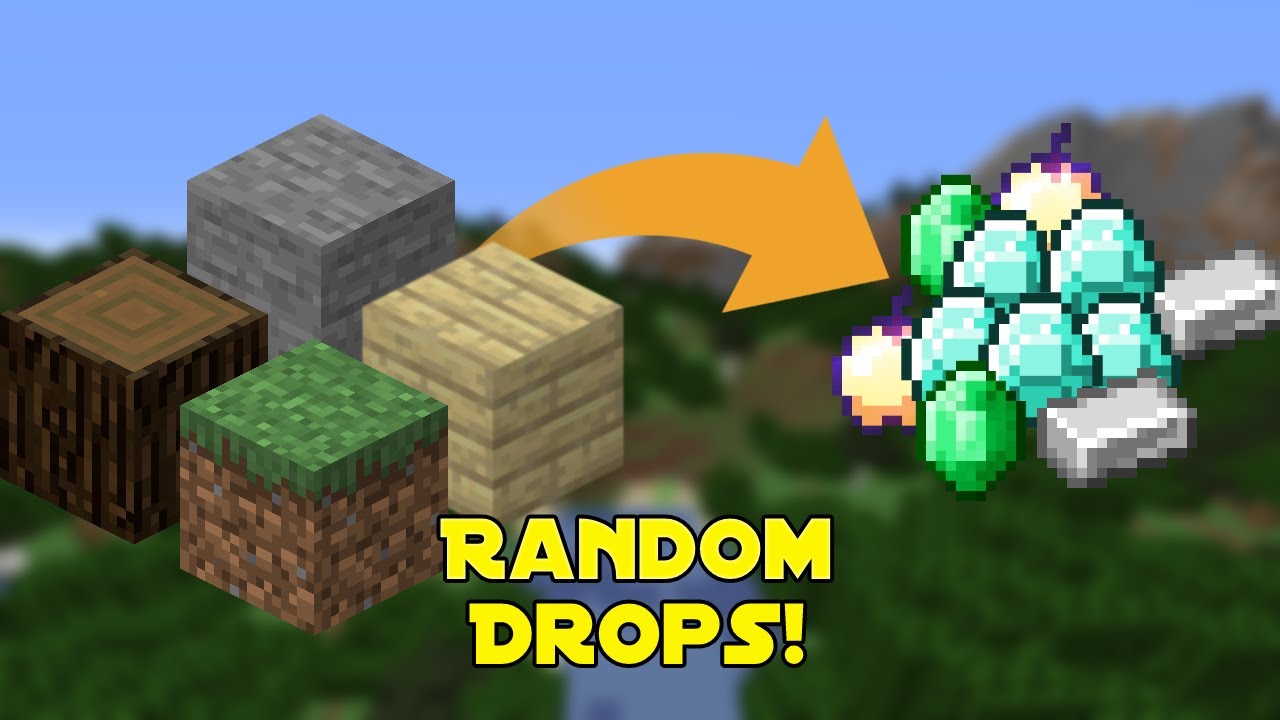 Minecraft, But Every Drop Is Randomized - YouTube
