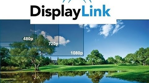 DisplayLink DL-5500 does 4K over USB 3.0 and Universal Docking Solution