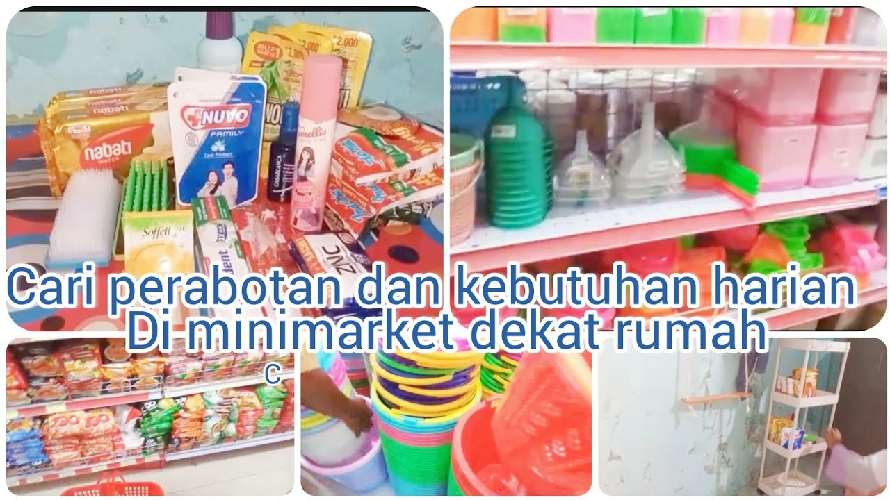 KE MINIMARKET CARI PERABOTAN || BELANJA KEBUTUHAN HARIAN DAN MERAPIHKAN BELANJAAN 😊