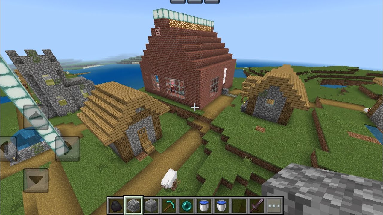 Я переехала новый деревня. Я построил новый дом и секретный комната. # ...